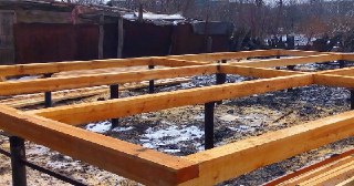 Пол на винтовых сваях Чистополь цена от 15417 руб.
